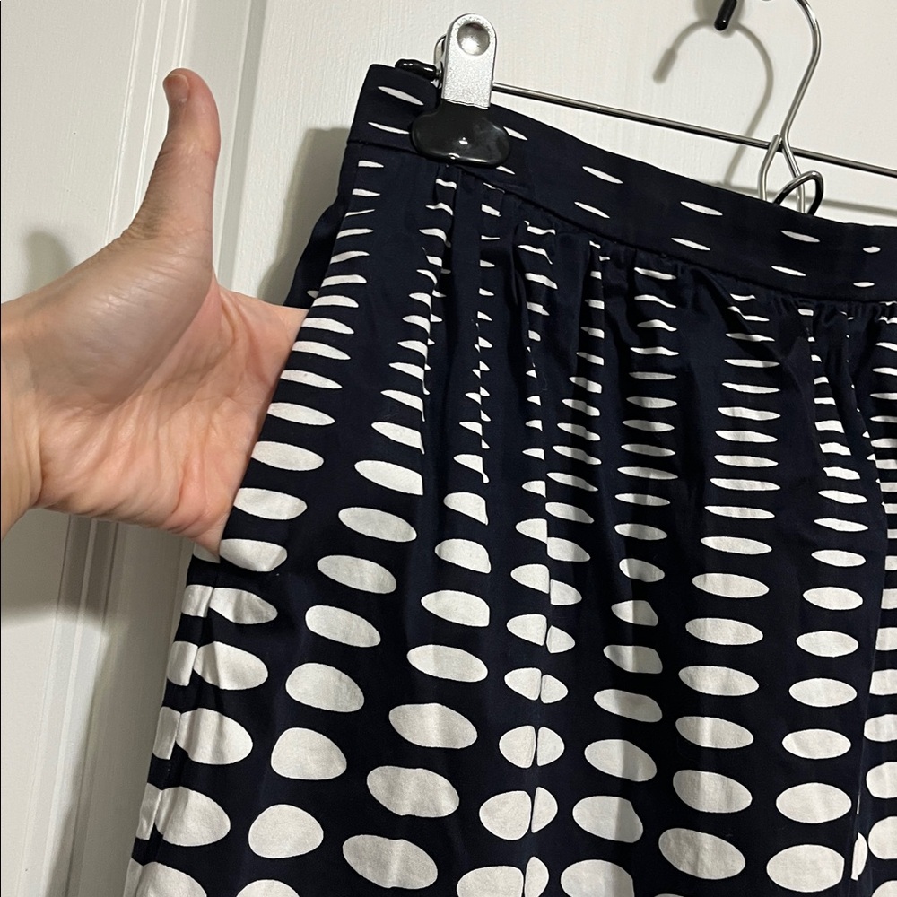 J. Crew Factory Polka Dot Skirt Sz 2 - Picture 2 of 7